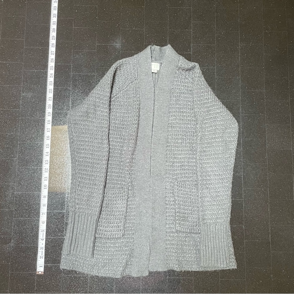Gray Women's Cardigan Sweater